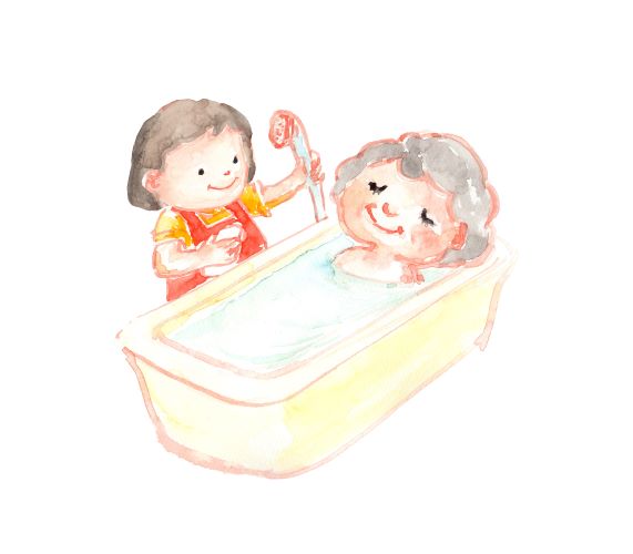 介護,家政婦,高齢者,在宅