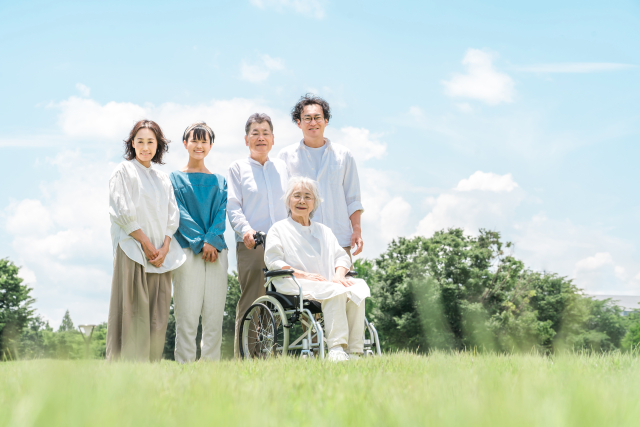 介護,家政婦,家族の暮らし